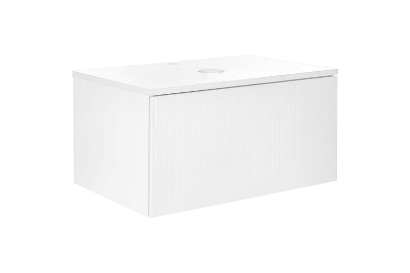 Håndvaskskab Alzira Hvid, 80x52x40 cm - Hvid, 80x52x40 cm - Hus & renovering - Køkken & bad - Badeværelse - Badeværelsesmøbler - Badeværelsesskab