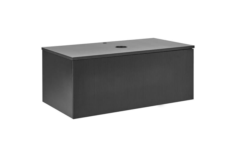 Håndvaskskab Alzira Sort, 100x52x40 cm - Sort, 100x52x40 cm - Hus & renovering - Køkken & bad - Badeværelse - Badeværelsesmøbler - Badeværelsesskab