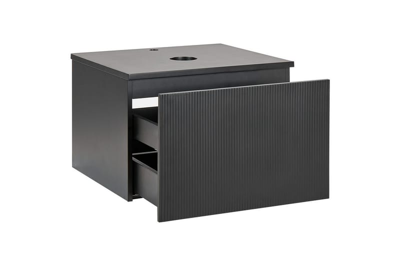 Håndvaskskab Alzira Sort, 60x52x40 cm - Sort, 60x52x40 cm - Hus & renovering - Køkken & bad - Badeværelse - Badeværelsesmøbler - Badeværelsesskab