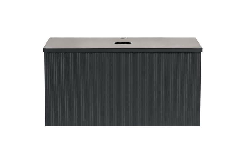 Håndvaskskab Alzira Sort, 80x52x40 cm - Sort, 80x52x40 cm - Hus & renovering - Køkken & bad - Badeværelse - Badeværelsesmøbler - Badeværelsesskab