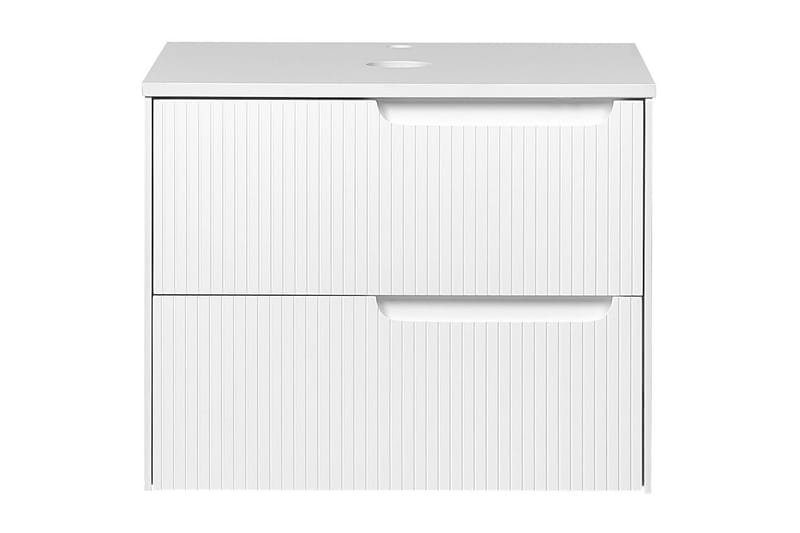 Håndvaskskab Quintela Hvid, 60x52x48 cm - Hvid, 60x52x48 cm - Hus & renovering - Køkken & bad - Badeværelse - Badeværelsesmøbler - Badeværelsesskab