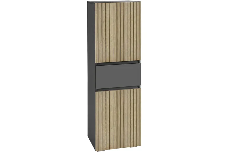 Højskab til badeværelse Loft24 Badeværelsesskab Loft24 Wisla 130x35x38 cm Natur - Hus & renovering - Køkken & bad - Badeværelse - Badeværelsesmøbler - Badeværelsesskab