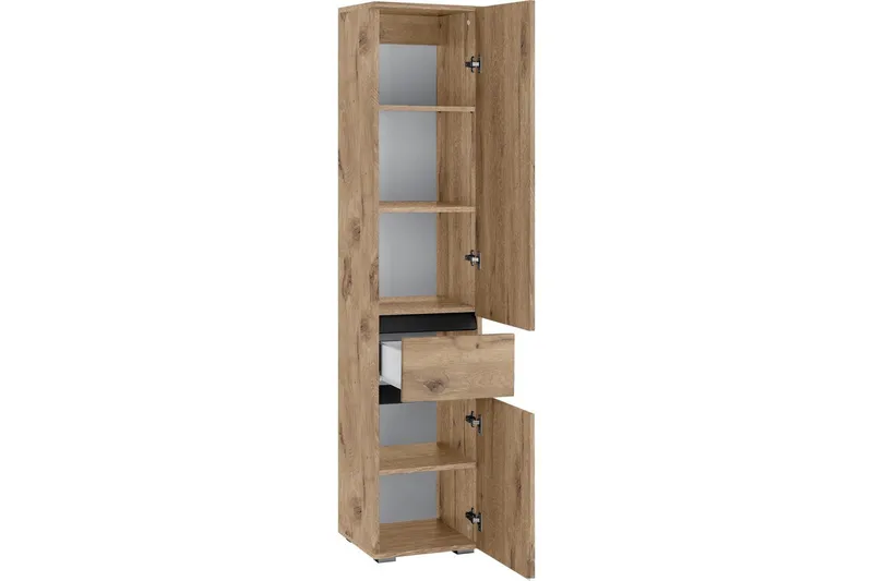 Højskab til badeværelse Loft24 Badeværelsesskab Loft24 Wisla 180x35x38 cm Natur - Hus & renovering - Køkken & bad - Badeværelse - Badeværelsesmøbler - Badeværelsesskab