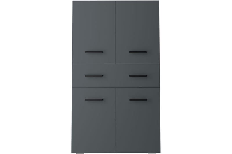 Højskab til badeværelse Loft24 Malika højskab til badeværelse 130x76x35 cm Grå - Hus & renovering - Køkken & bad - Badeværelse - Badeværelsesmøbler - Badeværelsesskab