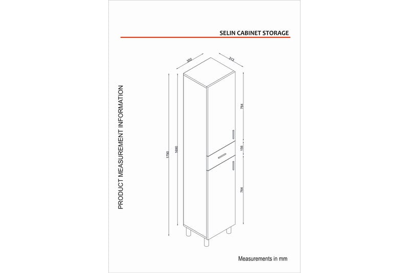 Højskab til badeværelse Namo Højskab Badeværelse Beige - Hus & renovering - Køkken & bad - Badeværelse - Badeværelsesmøbler - Badeværelsesskab