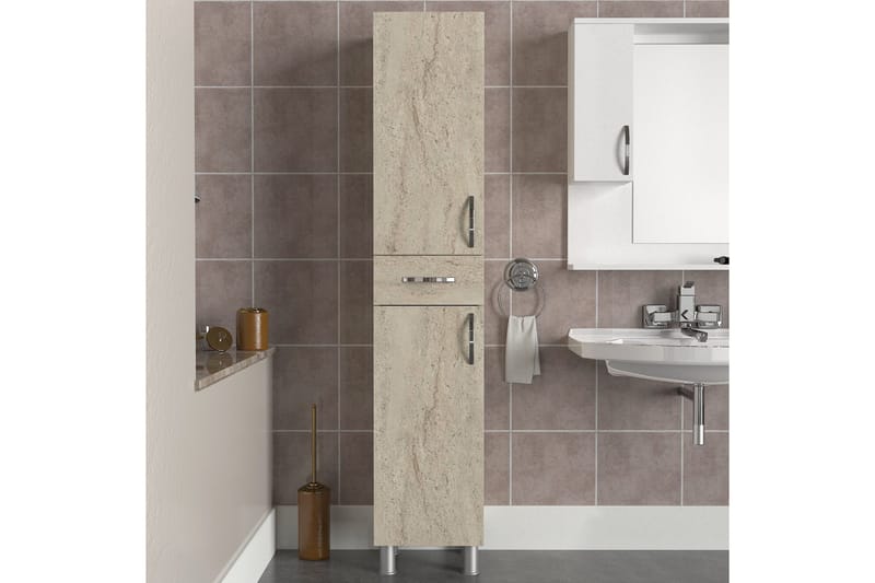Højskab til badeværelse NO_BRAND Namo Højskab Badeværelse Beige - Hus & renovering - Køkken & bad - Badeværelse - Badeværelsesmøbler - Badeværelsesskab