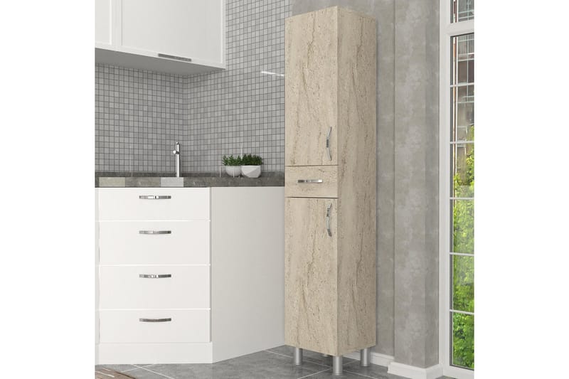 Højskab til badeværelse NO_BRAND Namo Højskab Badeværelse Beige - Hus & renovering - Køkken & bad - Badeværelse - Badeværelsesmøbler - Badeværelsesskab