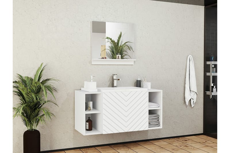 Kintore BadeværelseMøbelsæt - Hvid - Komplette møbelpakker
