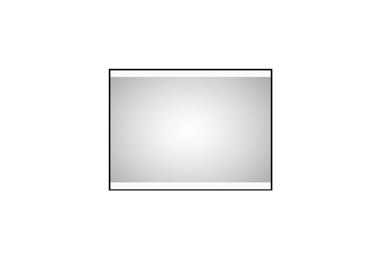 Knutby Badeværelsesspejl 60 cm LED-belysning - Sort - Hus & renovering - Køkken & bad - Badeværelse - Badeværelsesmøbler - Badeværelsesspejl