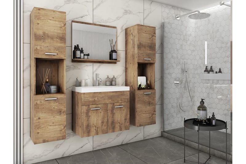 Badeværelsesmøbler - Natur - Hus & renovering - Køkken & bad - Badeværelse - Badeværelsesmøbler - Komplette møbelpakker