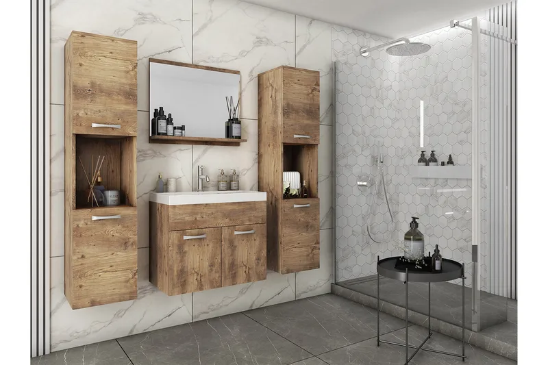 Badeværelsesmøbler - Natur - Hus & renovering - Køkken & bad - Badeværelse - Badeværelsesmøbler - Komplette møbelpakker