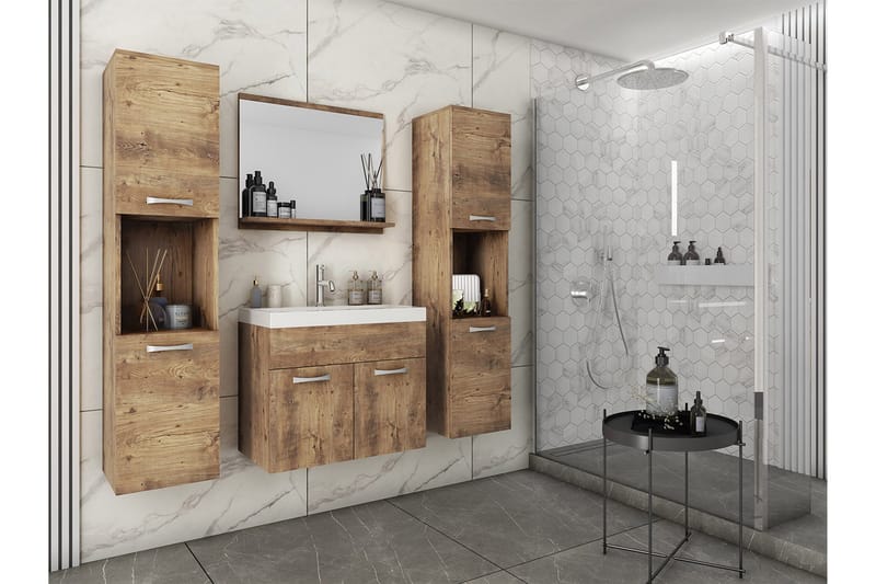 Badeværelsesmøbler - Natur - Hus & renovering - Køkken & bad - Badeværelse - Badeværelsesmøbler - Komplette møbelpakker