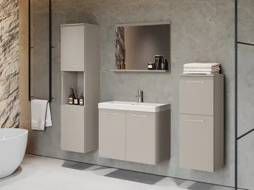 badeværelsessæt Badeværelsessæt med håndvask MALO Armatur version 1 Medfølger ikke - Hus & renovering - Køkken & bad - Badeværelse - Badeværelsesmøbler - Komplette møbelpakker
