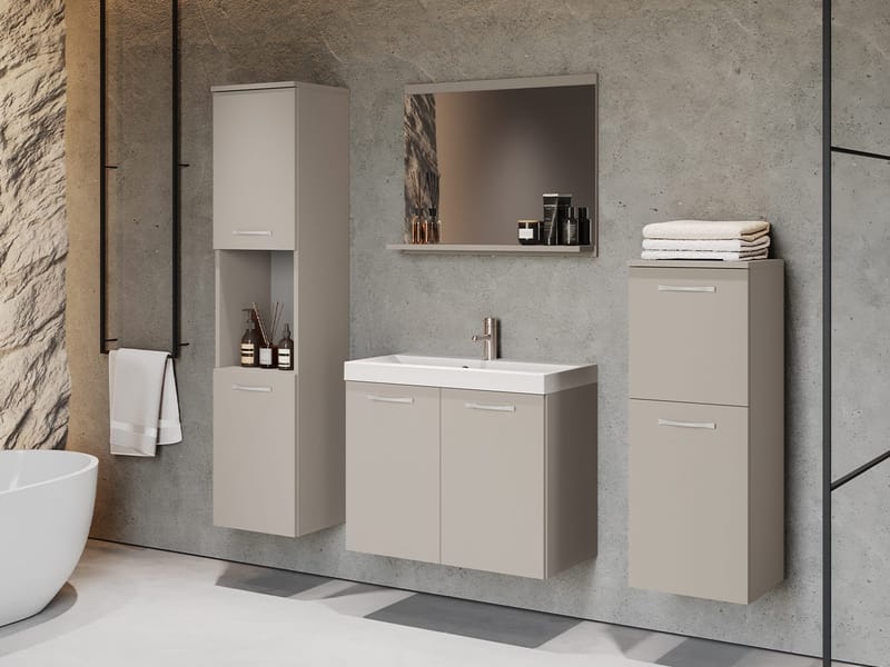 badeværelsessæt Badeværelsessæt med håndvask MALO Armatur version 2 Medfølger ikke - Hus & renovering - Køkken & bad - Badeværelse - Badeværelsesmøbler - Komplette møbelpakker