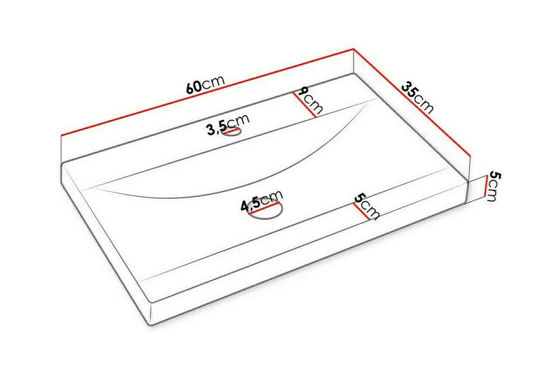 Galbally Badrumsmöbelset Brown - Hus & renovering - Køkken & bad - Badeværelse - Badeværelsesmøbler - Komplette møbelpakker