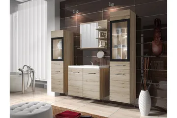 Galbally Badrumsmöbelset Brown - Hus & renovering - Køkken & bad - Badeværelse - Badeværelsesmøbler - Komplette møbelpakker