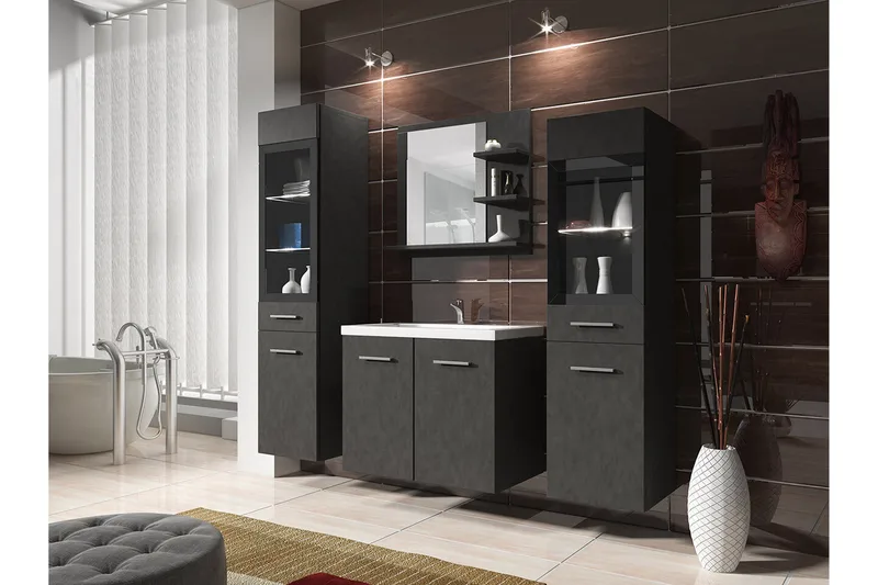 Galbally Badrumsmöbelset Grey, undefined