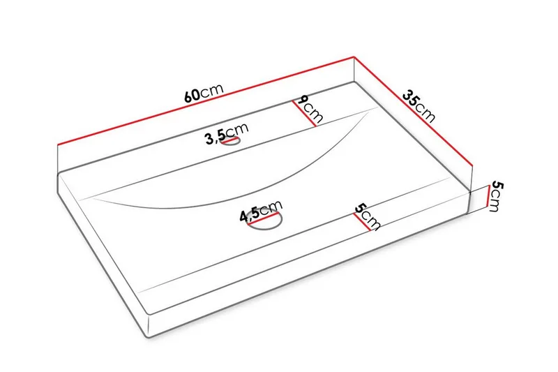 Kintore BadeværelseMøbelsæt - Hvid - Hus & renovering - Køkken & bad - Badeværelse - Badeværelsesmøbler - Komplette møbelpakker