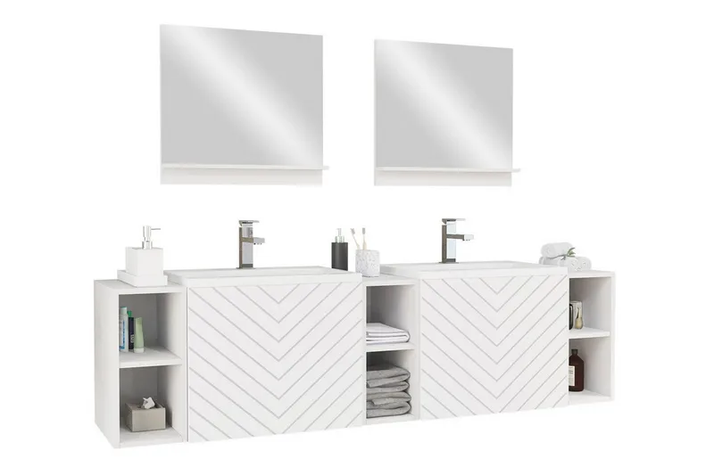 Kintore BadeværelseMøbelsæt, Hvid