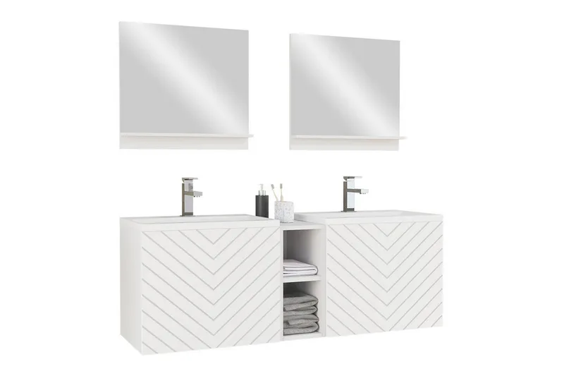 Kintore BadeværelseMøbelsæt, Hvid