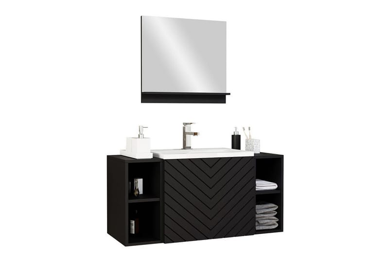 Kintore BadeværelseMøbelsæt, Sort
