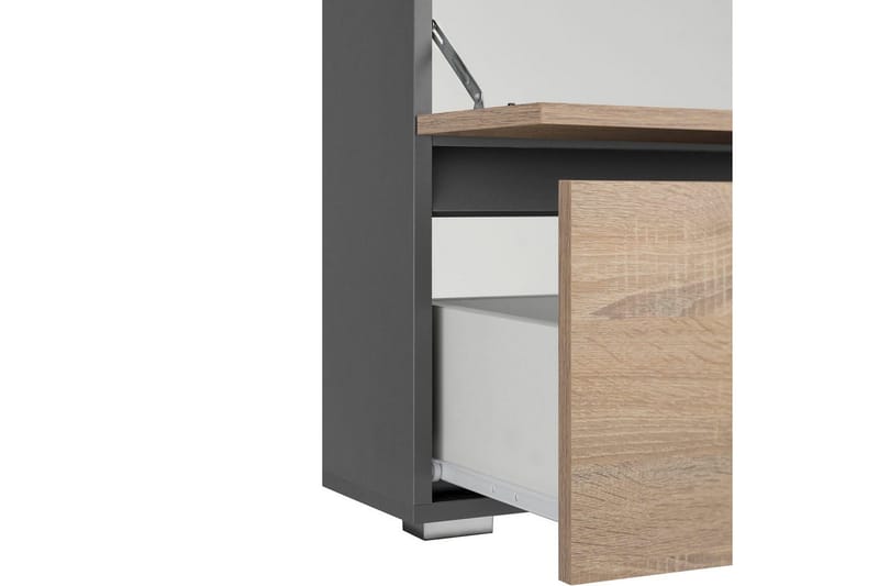 Komplette møbelpakker Loft24 Wisla komplet møbelpakke Grå 15x80 cm - Hus & renovering - Køkken & bad - Badeværelse - Badeværelsesmøbler - Komplette møbelpakker