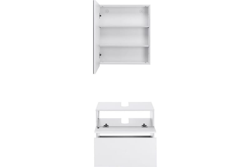 Komplette møbelpakker Loft24 Wisla komplet møbelpakke Hvid 15x60 cm - Hus & renovering - Køkken & bad - Badeværelse - Badeværelsesmøbler - Komplette møbelpakker