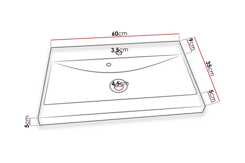 Malo Badeværelsessæt - Sort - Hus & renovering - Køkken & bad - Badeværelse - Badeværelsesmøbler - Komplette møbelpakker