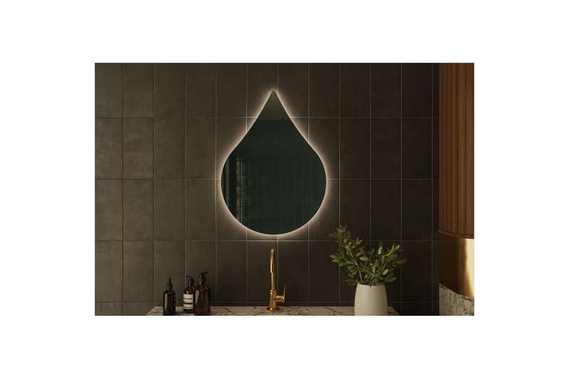 Koruco Badeværelsesspejl 50 cm - Hvid - Hus & renovering - Køkken & bad - Badeværelse - Badeværelsesmøbler - Badeværelsesspejl