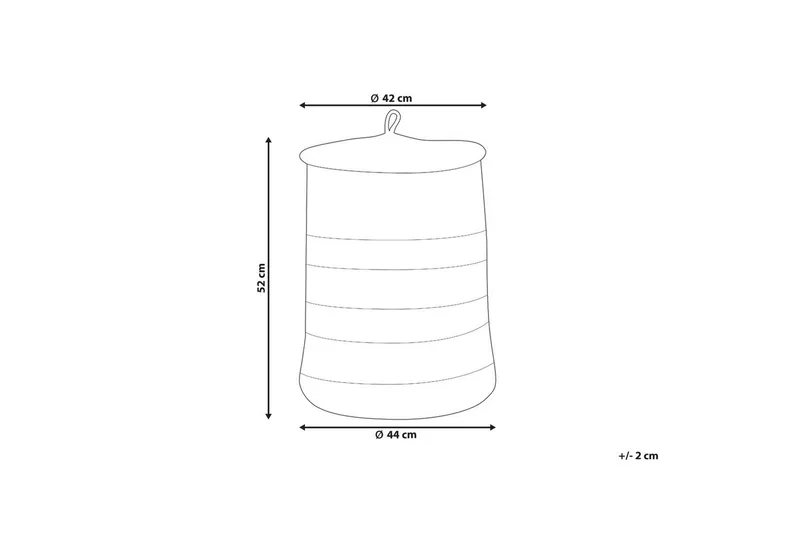 Kurv Silopi Beige, Orange - Beige, Orange - Hus & renovering - Køkken & bad - Badeværelse - Badeværelsesmøbler - Badeværelsesopbevaring