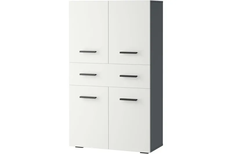 Malika Højskab til Badeværelse 130x76x35 cm, Hvid