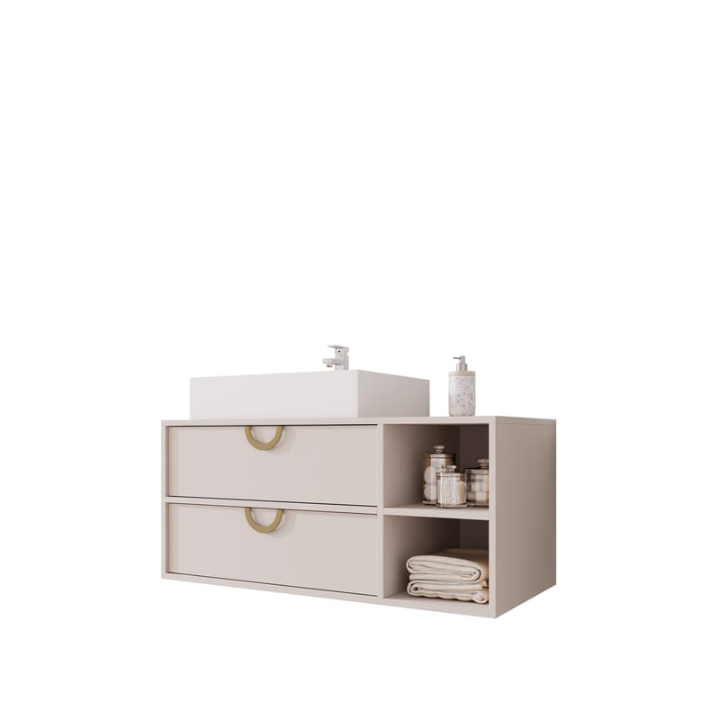 Merlinor badeværelseskommode, Beige