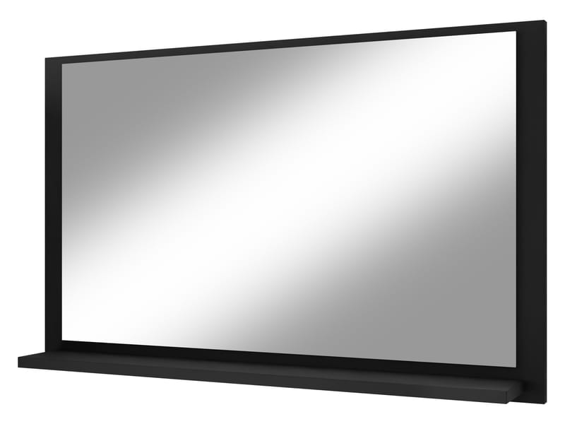 Merlinor vægspejl 80 cm, sort