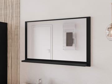 Merlinor vægspejl 80 cm - sort - Hus & renovering - Køkken & bad - Badeværelse - Badeværelsesmøbler - Badeværelsesspejl