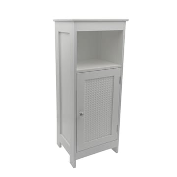 Morano badeværelsesskab 30x80 cm Wienerflet - hvid og sølvfarvet - Hus & renovering - Køkken & bad - Badeværelse - Badeværelsesmøbler - Badeværelsesskab