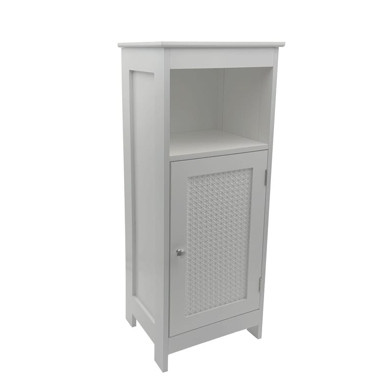 Morano badeværelsesskab 30x80 cm Wienerflet - hvid og sølvfarvet - Hus & renovering - Køkken & bad - Badeværelse - Badeværelsesmøbler - Badeværelsesskab