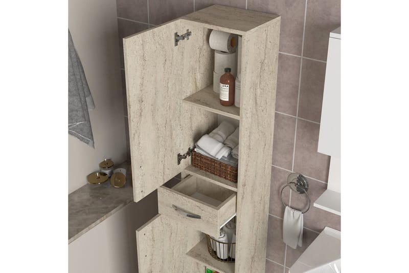 Namo Badeværelsesskab - Beige - Hus & renovering - Køkken & bad - Badeværelse - Badeværelsesmøbler - Badeværelsesskab