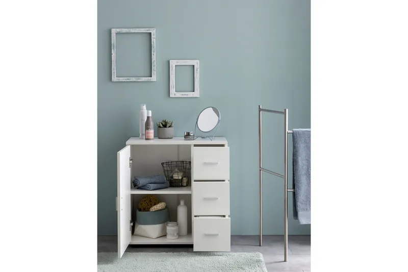 Paityn badeværelsesskab 60x33 cm - Hvid - Hus & renovering - Køkken & bad - Badeværelse - Badeværelsesmøbler - Underskab badeværelse