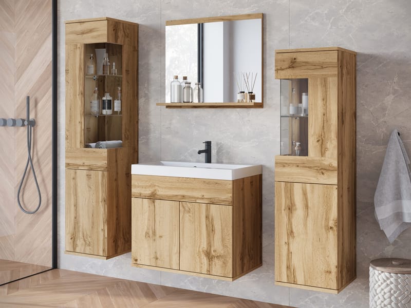 Serlin Badeværelsesmøbelsæt - Hus & renovering - Køkken & bad - Badeværelse - Badeværelsesmøbler - Komplette møbelpakker