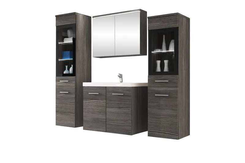 Somender Møbelsæt til Badeværelse 132 cm - Hus & renovering - Køkken & bad - Badeværelse - Badeværelsesmøbler - Komplette møbelpakker