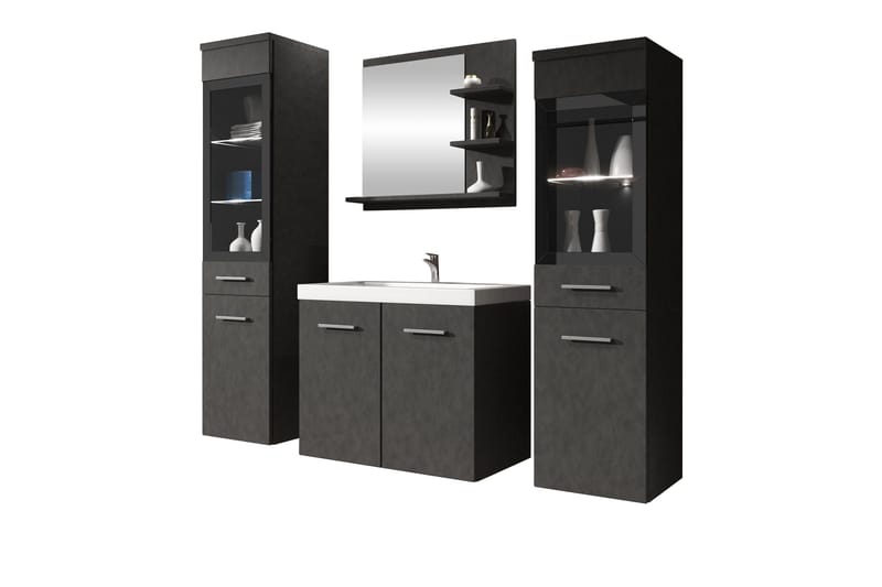 Somender Møbelsæt til Badeværelse 132 cm - Hus & renovering - Køkken & bad - Badeværelse - Badeværelsesmøbler - Komplette møbelpakker