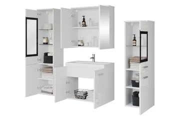 Somender Møbelsæt til Badeværelse 132 cm - Hus & renovering - Køkken & bad - Badeværelse - Badeværelsesmøbler - Komplette møbelpakker