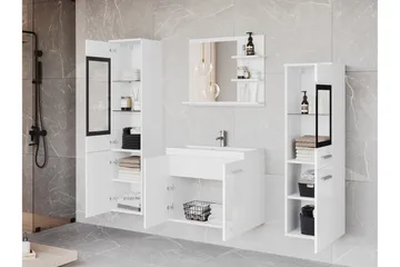 Somender Møbelsæt til Badeværelse 132 cm - Hus & renovering - Køkken & bad - Badeværelse - Badeværelsesmøbler - Komplette møbelpakker