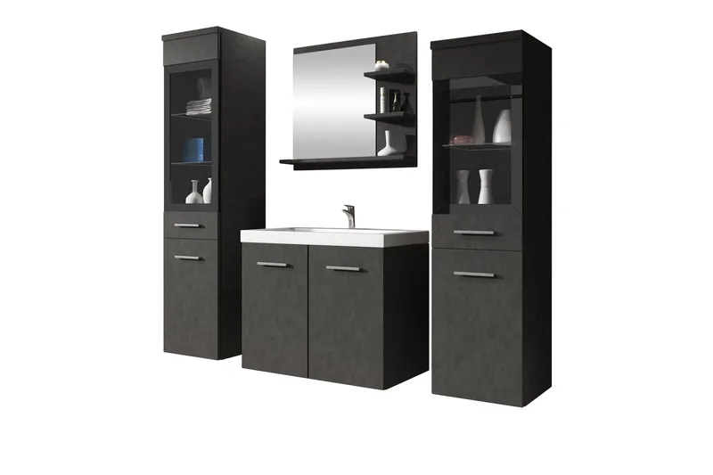 Somender Møbelsæt til Badeværelse 132 cm - Hus & renovering - Køkken & bad - Badeværelse - Badeværelsesmøbler - Komplette møbelpakker