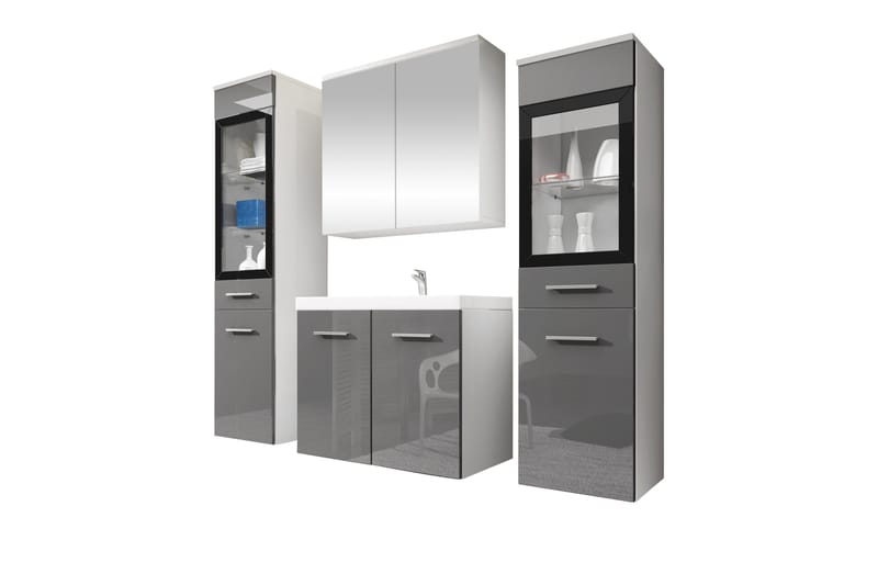 Somender Møbelsæt til Badeværelse 132 cm - Hus & renovering - Køkken & bad - Badeværelse - Badeværelsesmøbler - Komplette møbelpakker