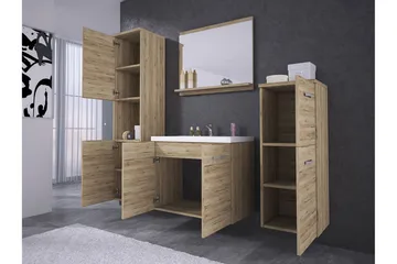 Sonaki Møbelsæt til Badeværelse 133 cm - Hus & renovering - Køkken & bad - Badeværelse - Badeværelsesmøbler - Komplette møbelpakker
