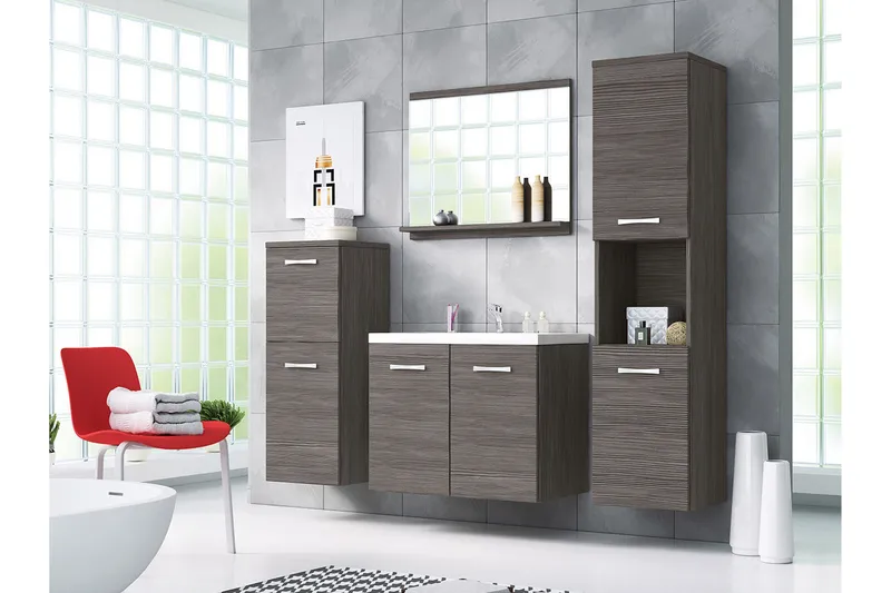 Sonaki Møbelsæt til Badeværelse 133 cm - Hus & renovering - Køkken & bad - Badeværelse - Badeværelsesmøbler - Komplette møbelpakker