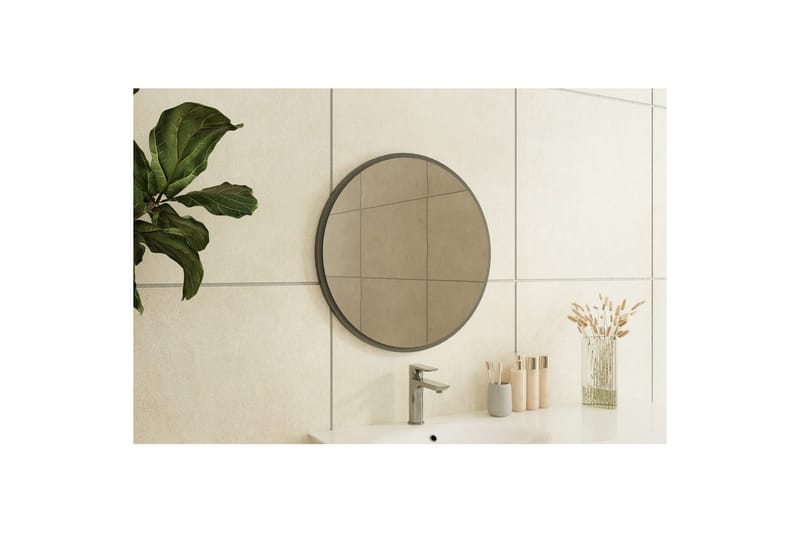 Spejl Buhem Antracit - Hvid - Hus & renovering - Køkken & bad - Badeværelse - Badeværelsesmøbler - Badeværelsesspejl