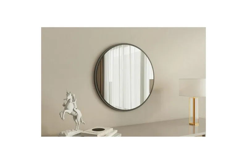 Spejl Buhem Antracit - Hvid - Hus & renovering - Køkken & bad - Badeværelse - Badeværelsesmøbler - Badeværelsesspejl