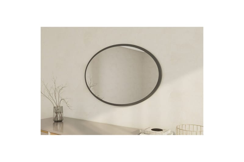 Spejl Dymra Antracit - Antracit - Hus & renovering - Køkken & bad - Badeværelse - Badeværelsesmøbler - Badeværelsesspejl